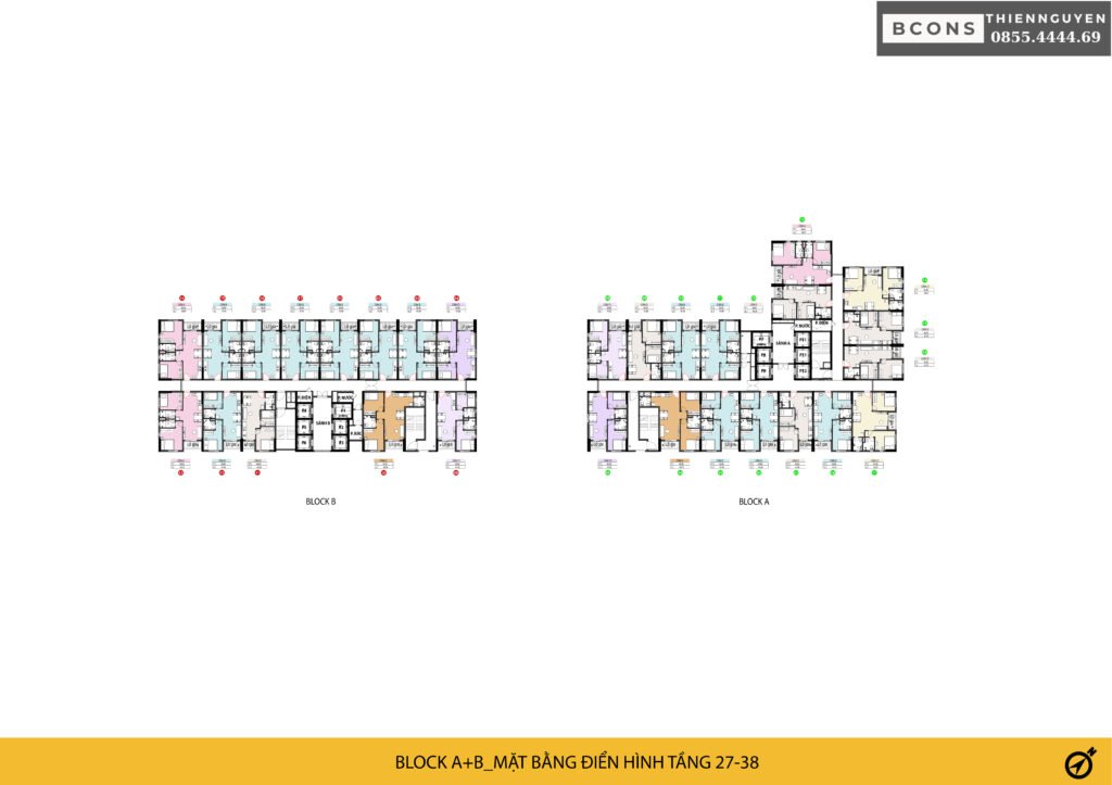 ab mặt bằng Điển hình tầng 27 38