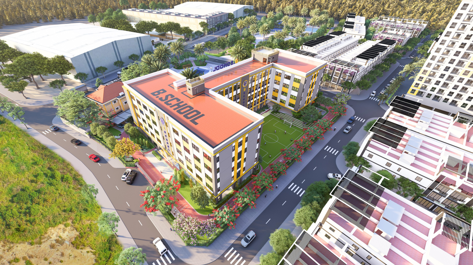 B.School – Một ngôi trường mới tại phường Tân Đông Hiệp, TP. Hồ Chí Minh được kỳ vọng “giải nhiệt” cho áp lực trường lớp