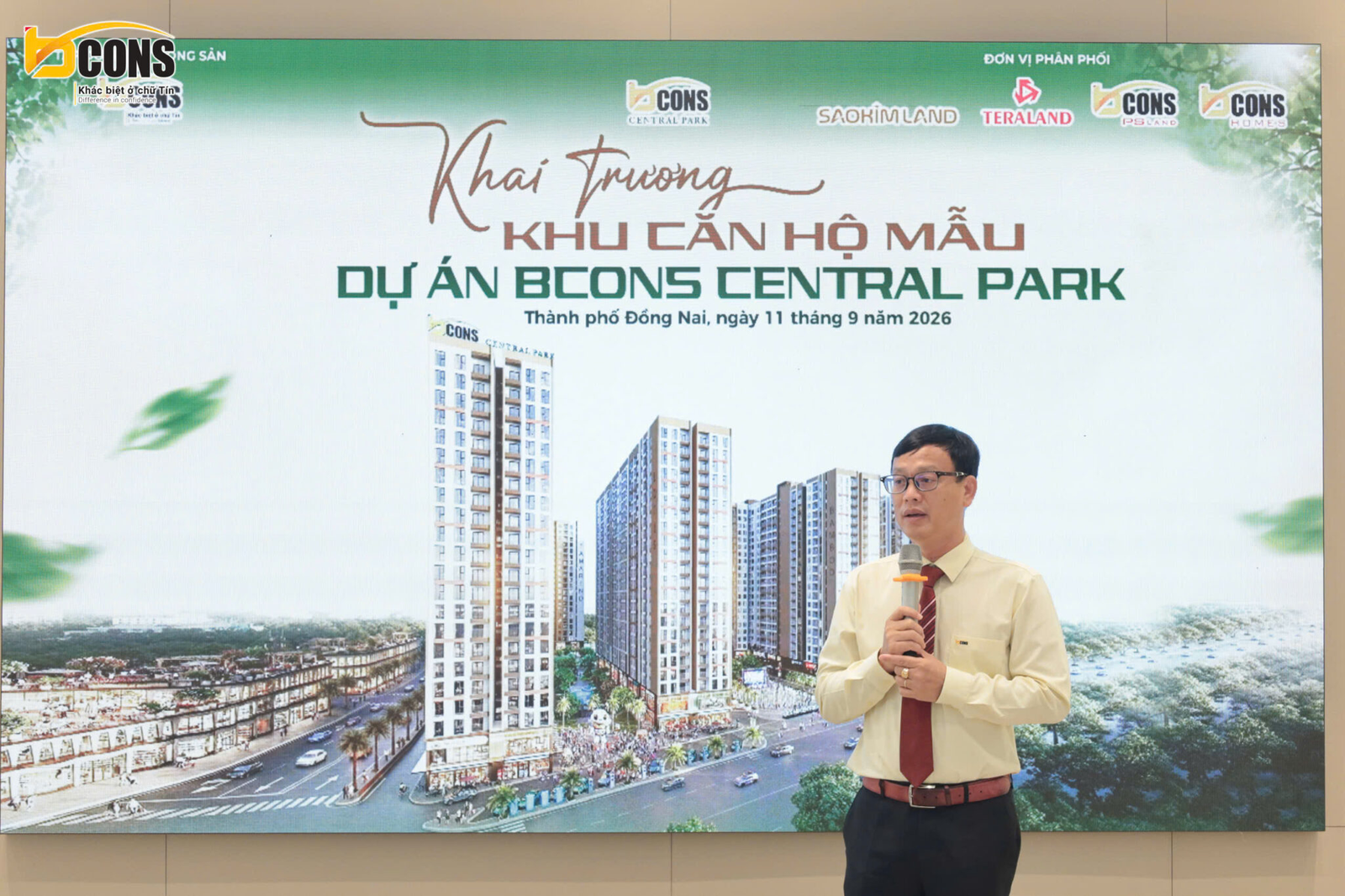 TẬP ĐOÀN BCONS KHAI TRƯƠNG NHÀ MẪU BCONS CENTRAL PARK – DẤU ẤN MỚI TẠI TP. ĐỒNG NAI