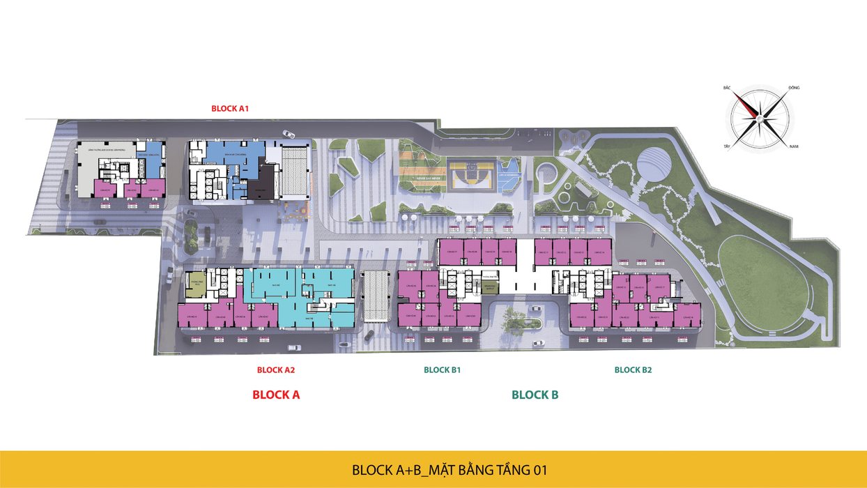 Mặt bằng tầng 1