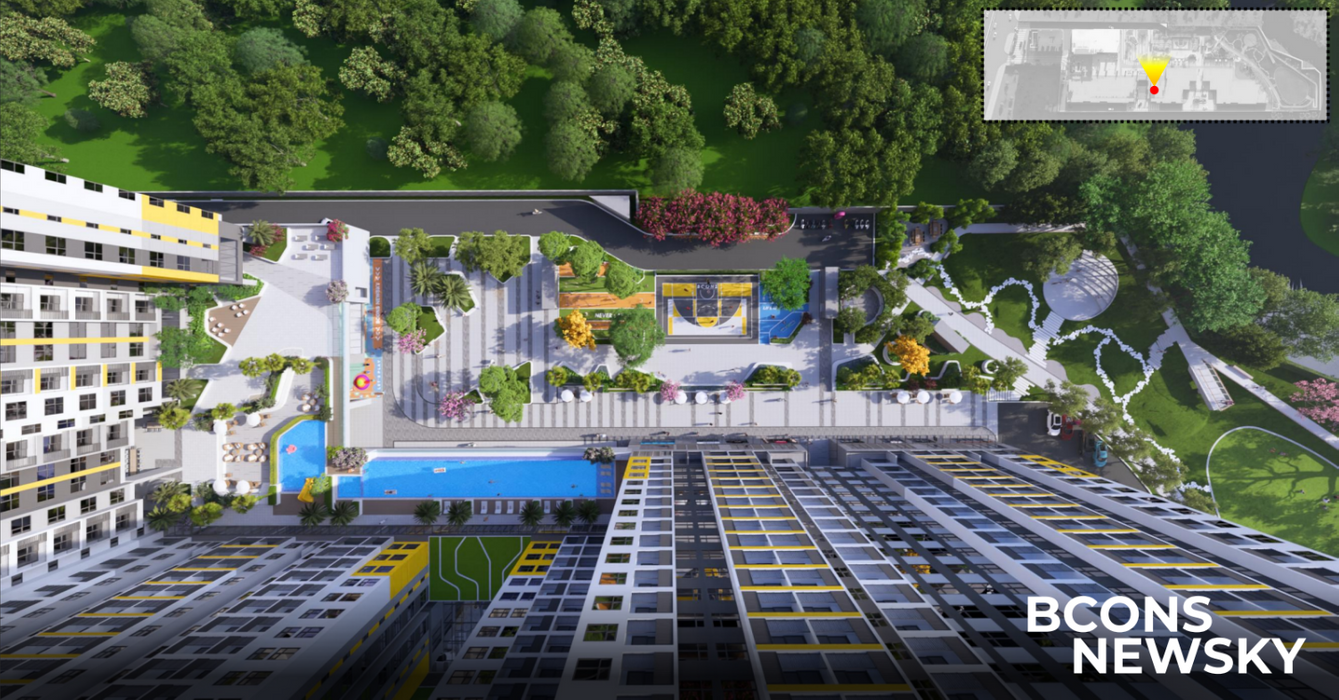 Mặt bằng tổng thể Bcons NewSky