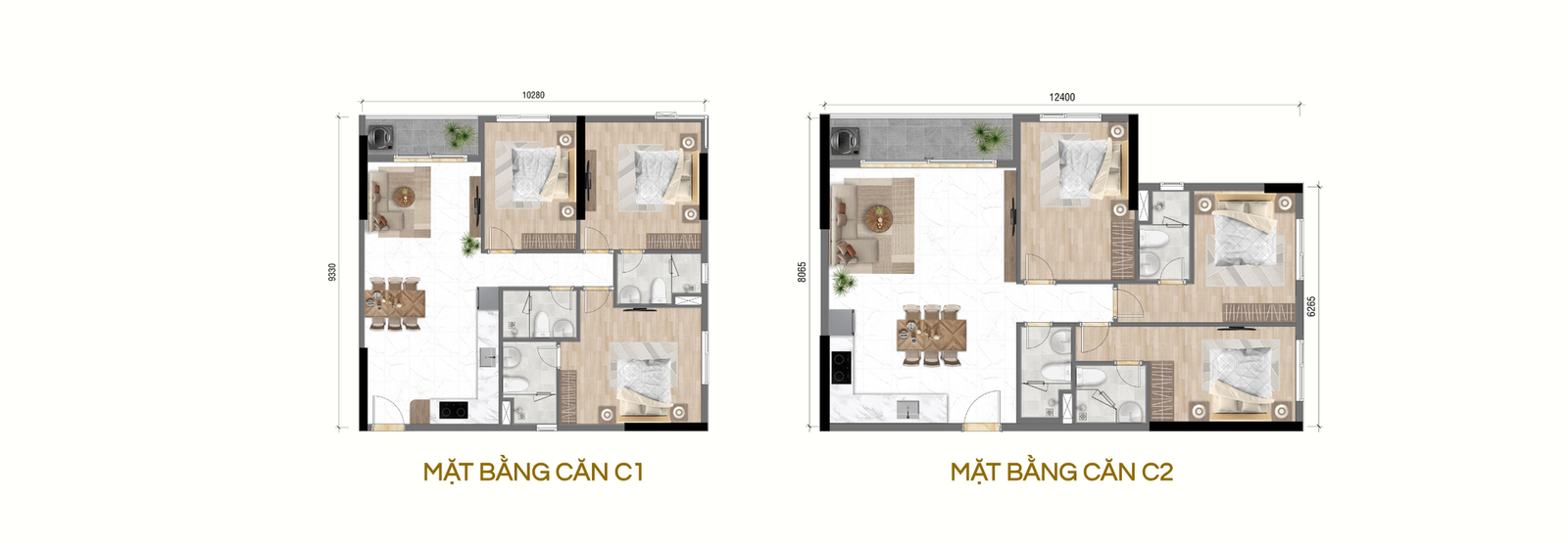 Mặt bằng căn hộ 1