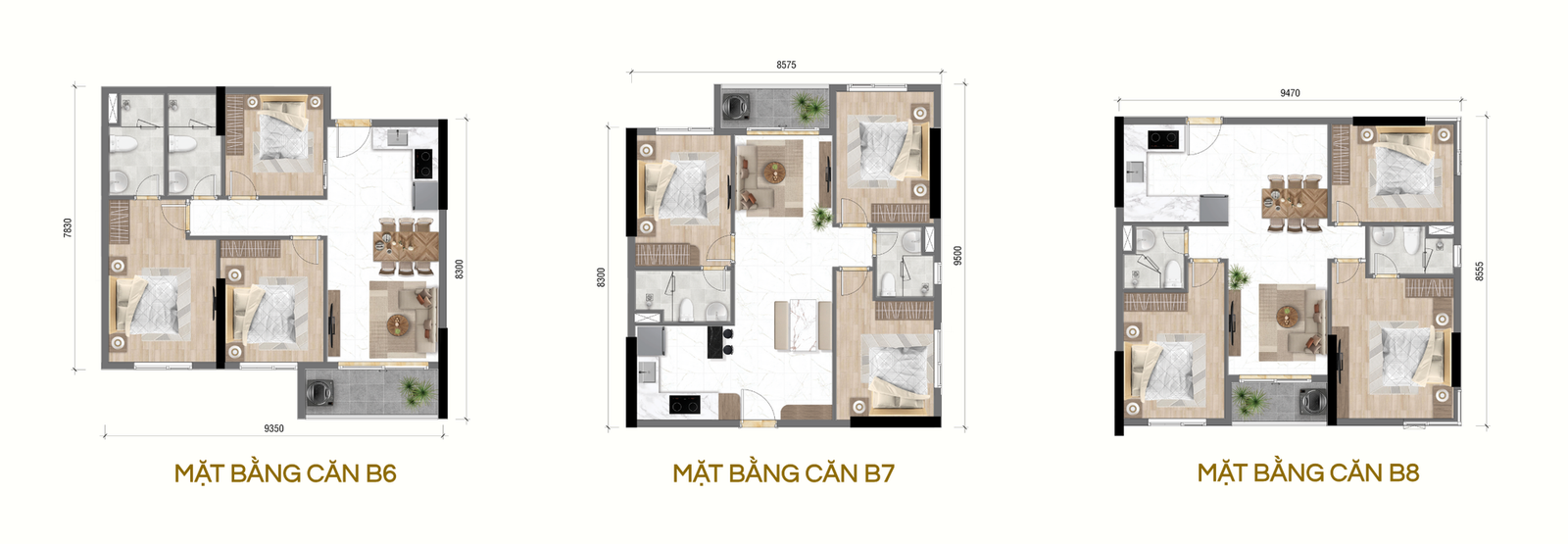 Mặt bằng căn hộ 4