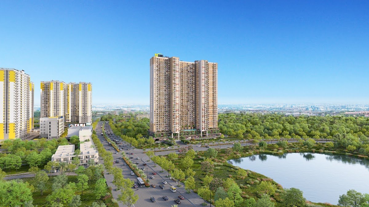 Toàn cảnh những tòa tháp Bcons Aria và khu đô thị xung quanh
